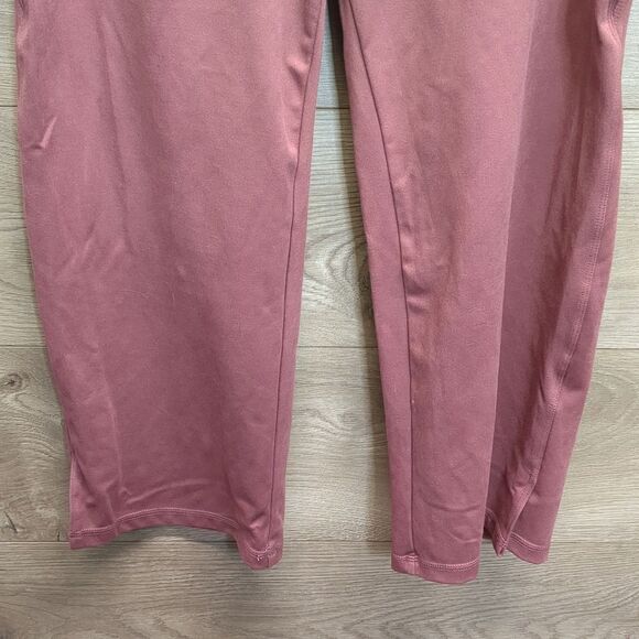 Jockey Slit Leg Women's Athletic Gym Capri Leggings Size XL Mauve - Picture 3 of 9